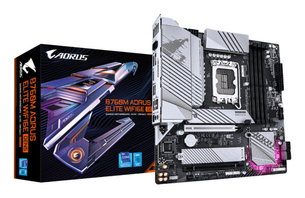 MB Gigabyte B760M AORUS ELITE WIF6E GEN5 „B760M A E WF6E GEN5”