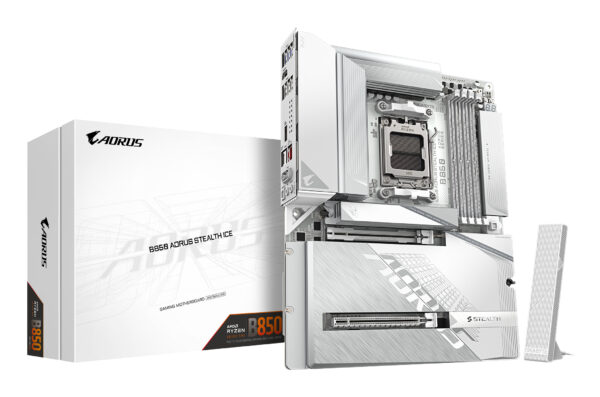 MB Gigabyte B850E AORUS STEALTH ICE AM5 „B850 A STEALTH ICE”