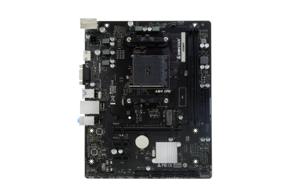 Placa de baza Biostar „B550MHP”, skt. AM4, chipset AMD B550, mATX, 2 x DDR4 max 64 GB, USB 3.2 gen1, 4 x SATA, 1 x M.2, PCIe 4.0, HDMI, VGA, „B550MHP”