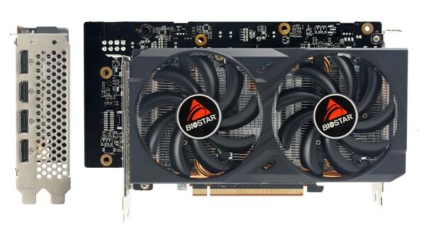 Placa video Biostar „AMD Radeon RX 6650 XT”, 8GB GDDR6, 128 bit, PCI-E 4.0, 3 x DisplayPort 1.4a, 1 x HDMI 2.1, racire activa 2 x fan, „VA6656TM81”
