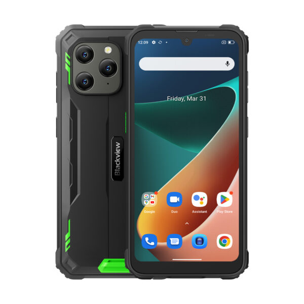 Blackview Rugged BV5300 PRO LTE 6.10″ HD+IPS 720×1560 MT6765 Octa-core 2.3GHz 4GB/64GB Front 8MP Rear 13MP NFC 6580mAh NO Charger Android 14 Green „BV5300PRO_GR_EU” (timbru verde 0.45 lei)