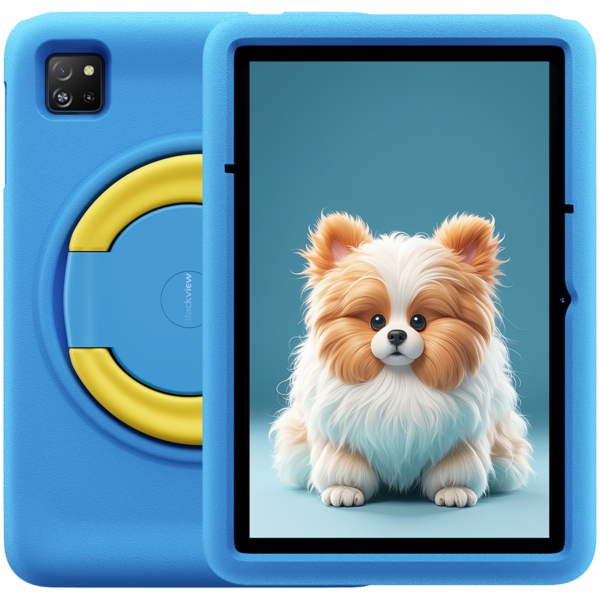 Blackview Tab A6 Kids, tablet, 10.1-inch 800*1280 HD+ IPS, A523 Octa-core 1.8GHz, 4GB + 128GB, 5100mAh; WiFi, 5MP Front/8MP Rear camera, Android 14, Ocean Blue „BVTABA6KIDS-BL” (timbru verde 0.9 lei)