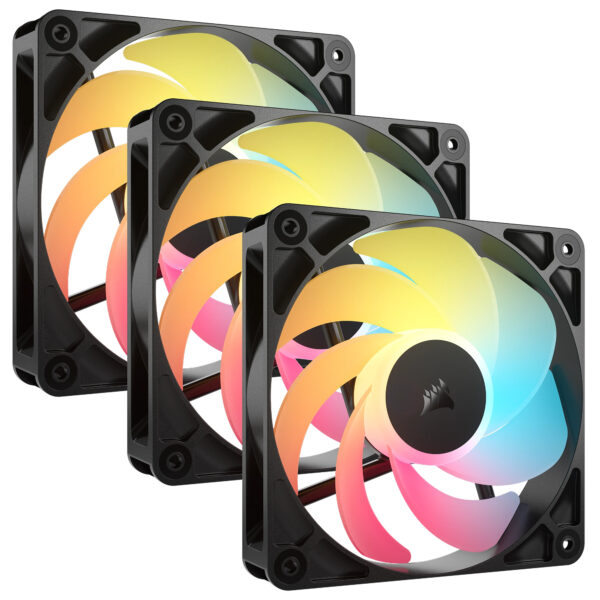 Ventilator Corsair RS Series RS120 Reverse ARGB, 3x 120mm, Negru „CO-9050196-WW”