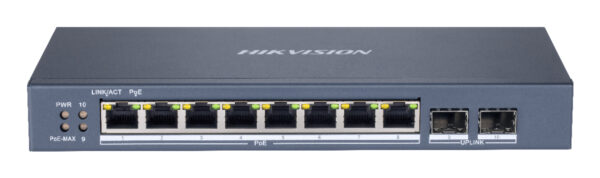 SWITCH GIGABIT 8PORTURI 8XPOE „DS-3E1510P-EI” (timbru verde 2 lei)