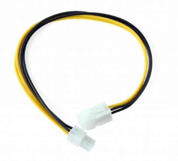CABLU alimentare GEMBIRD, prelungitor ATX 4-pin (T) la ATX 4-pin (M), 0.3m, „CC-PSU-7” (timbru verde 0.08 lei)