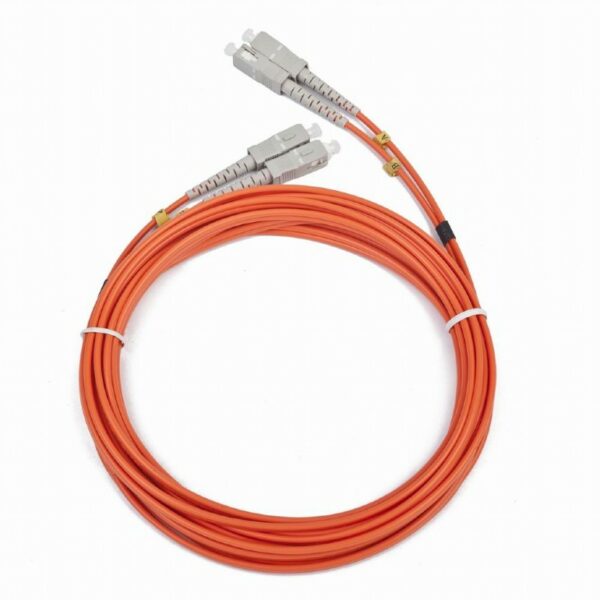 CABLU FIBRA OPTICA duplex multimode, 1m, conectori SC-SC, bulk, „CFO-SCSC-OM2-1M”