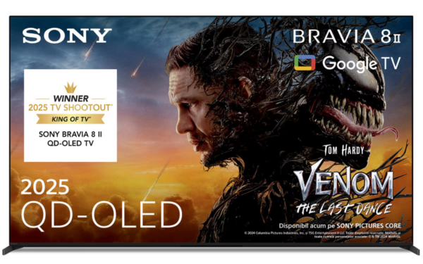 MiniLED TV 65″(165cm) SONY K65XR8M25BP „K65XR8M25BP.CEI” (timbru verde 15 lei)
