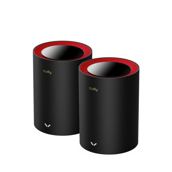 Cudy AX3000 Wi-Fi 6 Mesh 2.5G Solution 2-Pack, Dual-Band, Black „M3000/2-PACKV1.0” (timbru verde 0.8 lei)