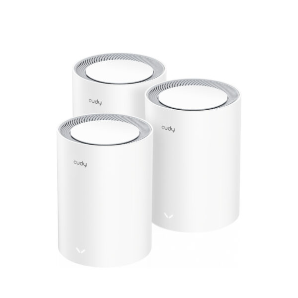 Cudy AX3000 Wi-Fi 6 Mesh 2.5G Solution 3-Pack, Dual-Band, White „M3000/3-PACKV2.0” (timbru verde 0.8 lei)