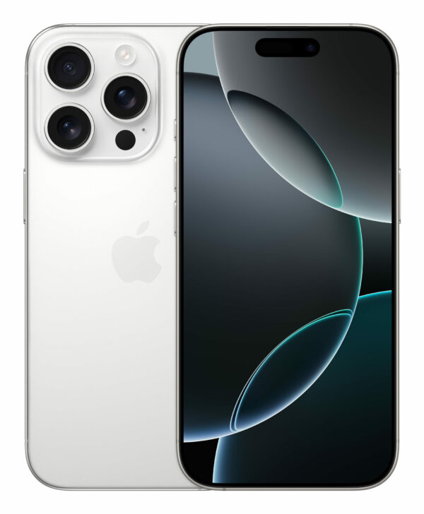 IPHONE 16 PRO WHITE 128GB-ZDD „MYNE3ZD/A” (timbru verde 0.45 lei)