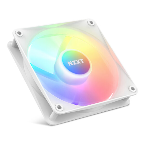 NZXT F120 RGB Core Single 120x120x26, case fan (white, single fan, without controller) „RF-C12SF-W1” (timbru verde 2 lei)