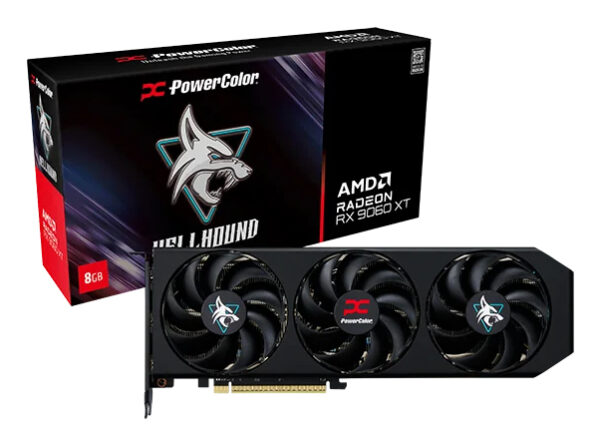 PW Hellhound AMD Radeon RX 9060 XT 8GB „RX9060XT 8G-L/OC”