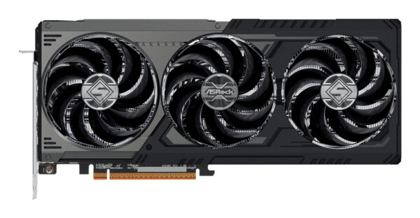 Placa video Asrock „AMD Radeon RX 9070 XT Steel Legend Dark”, 16GB GDDR6, 256 bit, PCI-E 5.0, rez. Max 7680 x 4320, 3 x DisplayPort 2.1a, 1 x HDMI 2.1b, racire activa 3 x fan, „RX9070XT SLD 16GO”