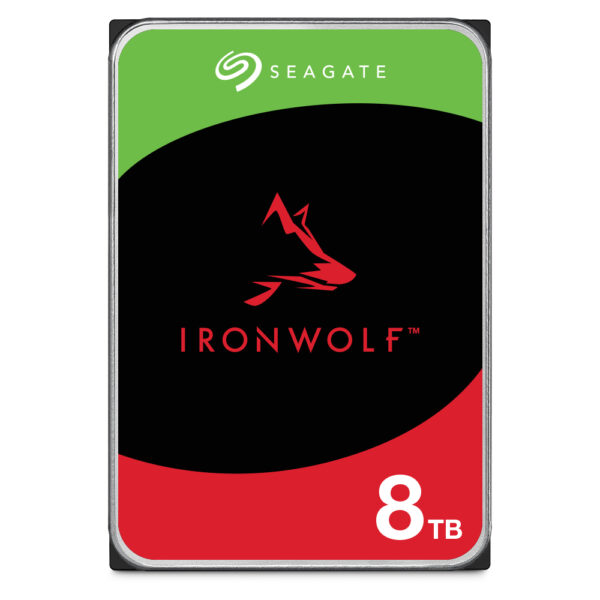 Bundle SEAGATE NAS HDD 4x8TB IronWolf 7200rpm 6Gb/s SATA 256MB cache 8.9cm 3.5inch 24×7 CMR for NAS and RAID Rackmount systems BLK „ST8000VN004_B2”