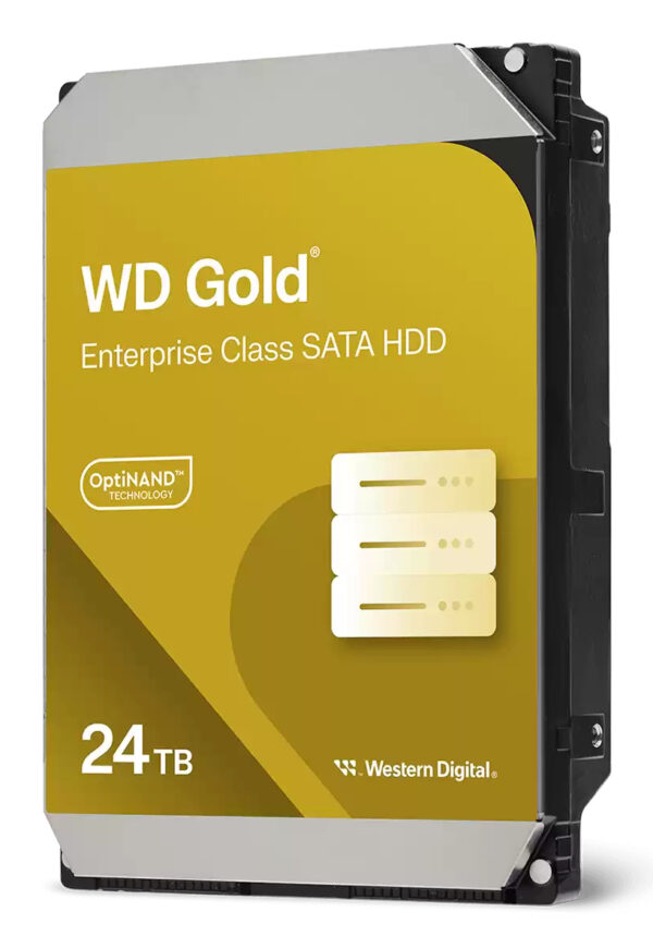 HDD SATA 24TB 7200RPM 6GB/S/512MB GOLD WD242KRYZ WDC „WD242KRYZ”
