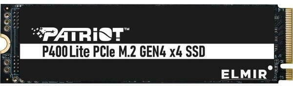 SSD PATRIOT, P400, 2TB, M.2, PCIe Gen 4 x4 NVMe1.4, R/W: 3300 MB/s/2700 MB/s MB/s, „P400LP2KGM28H”