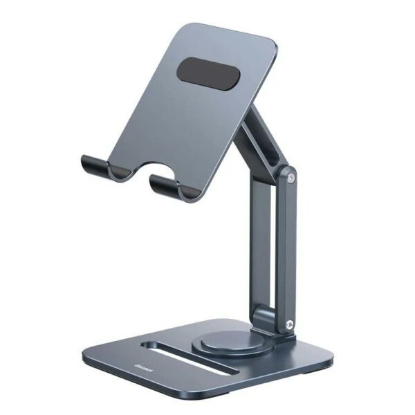 SUPORT Telefon/Tableta Baseus Biaxial, pt. Smartphone sau Tableta, pliabil, dimensiune: 115 x 126 x 43mm, material anti-alunecare, aluminiu „B10431801811-00” – 6932172630263