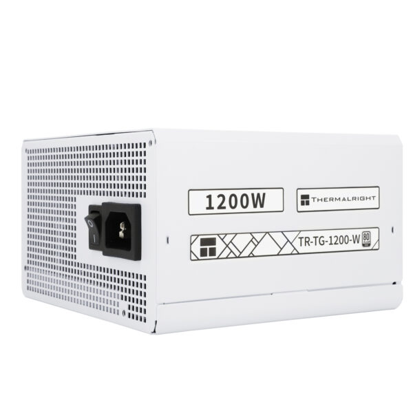 SURSA Thermalright „TR-TG 1200-W”, 1200W, certificare 80 Plus Gold, modular, LLC, DC to DC, PCI-E GEN 5.0 ready, fan 120mm, alb, „TR-TG 1200-W” (timbru verde 2 lei)