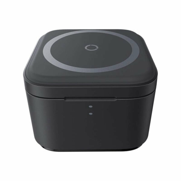 INCARCATOR retea Baseus MagPro 2-in-1, Quick Charge 25W, incarcare wireless magnetica Iphone + airpods cutie cu wireless charge, cablu integrat USB Type-C, 1 x USB Type-C, negru „P10264100123-00” (timbru verde 0.18 lei) – 6932172654535