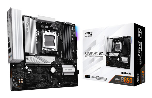Placa de baza B850M Pro RS, AMD B850, Socket AM5, mATX „90-MXBR6-A0UAYZ”