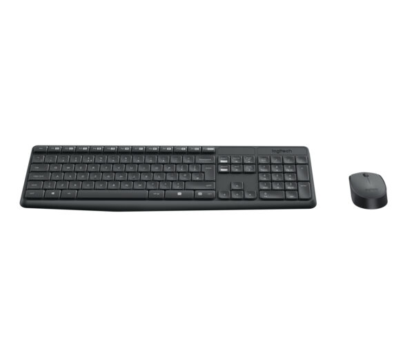 LOGITECH MK235 Keyboard and mouse set wireless 2.4 GHz Nordic (PAN) „920-007921” (timbru verde 0.8 lei)