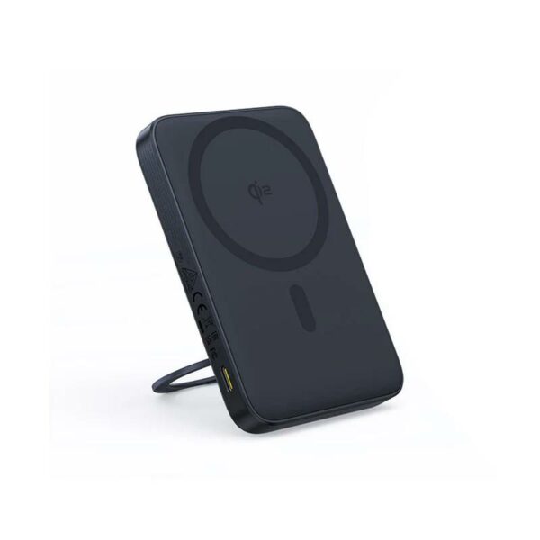 POWER BANK Baseus PicoGo Qi2 Magnetic, 5000mAh, PD 20W, 1 x USB Type-C, incarcare wireless Qi2 15W, prindere magnetica Iphone, include cablu USB Type-C la USB Type-C 30cm, negru „P10076802123-00” (timbru verde 0.98 lei) – 6932172677619