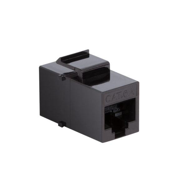 CUPLA RJ-45 LOGILINK pt. cablu UTP, Cat6a, 2 x RJ-45 (T), neecranat, montare prin clipsare, keystone, latime 14.7mm, „NK4014”