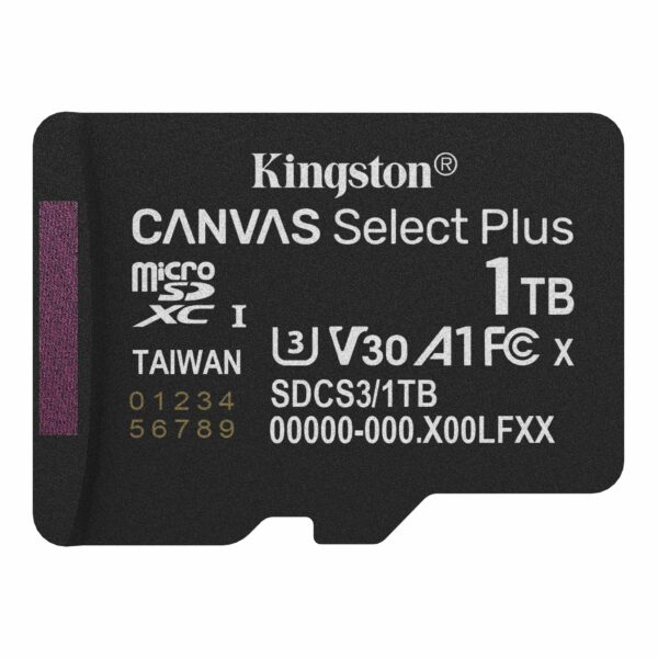 1TB micSDXC Canvas Select Plus Gen3 150R „SDCS3/1TBSP” (timbru verde 0.03 lei)