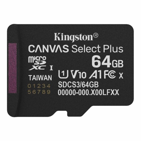 64GB micSDXC Canvas Select Plus Gen3 100 „SDCS3/64GBSP” (timbru verde 0.03 lei)