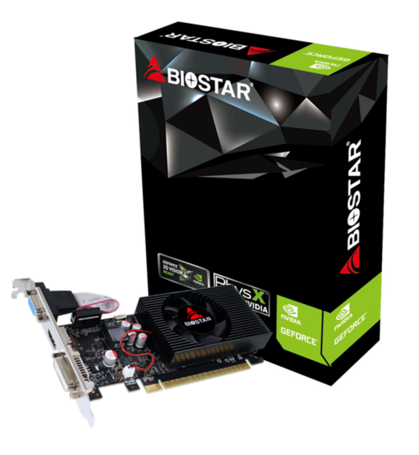 Placa video Biostar „GeForce GT730 D3 LP”, 4GB GDDR3, 128bit, PCI Express 2.0 x16, 1 x VGA, 1 x HDMI 1.3a, 1 x DVI, racire activa 1 x fan, „VN7313TH41”