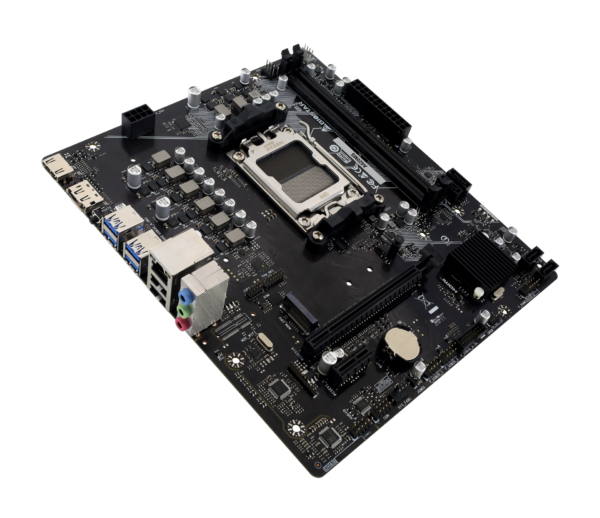 Placa de baza Biostar „A620MS”, skt. AM5, chipset AMD B620, mATX, 2 x DDR5 max. 128 GB, USB 3.2 gen 1, 4 x SATA, 1 x M.2, PCIe 4.0, HDMI 1.4 4K, Display Port 1.2, „A620MS”