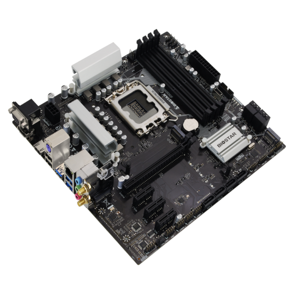 Placa de baza Biostar „B760MX2E PRO D4”, skt. LGA 1700, chipset Intel B760, mATX, 4 x DDR4 max. 128 GB, USB 3.2 gen 2, 8 x SATA, 2 x M.2, PCIe 4.0, HDMI, VGA, DisplayPOrt, „B760MX2-E PRO D4”