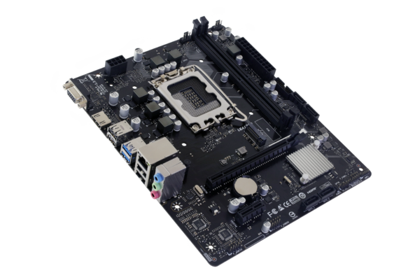 Placa de baza Biostar „H610MHC 2.0”, skt. LGA 1700, chipset Intel H610, mATX, 2 x DDR4 max. 64 GB, USB 3.2 gen 1, 4 x SATA, 1 x M.2, PCIe 4.0, HDMI, VGA, „H610MHC 2.0”