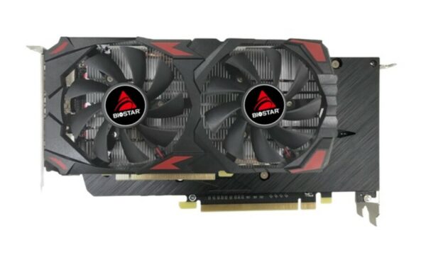 Placa video Biostar „Radeon RX580 2048SP”, 8GB GDDR5, 256bit, PCI Express 3.0 x16, 2 x DisplayPort 1.4a, HDMI 2.0, racire activa 2 x fan, „VA5815RQ82”