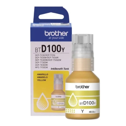 Cartus Cerneala Original Brother Yellow, BT-D100Y, pentru DCP-T430W|T530DW|T730DW|MFC-T930DW, 5K, incl.TV 0.8 RON, „BT-D100Y”