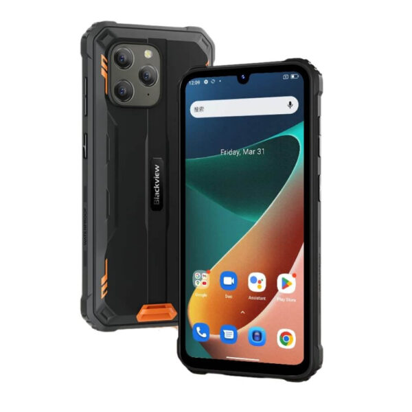 Blackview Rugged BV5300 PRO, 6.10 HD+IPS 720×1560, 4GB/64GB, MT6765 Octa-core 2.3GHz, Front 8MP/Rear 13MP, NFC, LTE, 6580mAh, Android 14, Orange „BV5300PRO_OR” (timbru verde 0.45 lei)