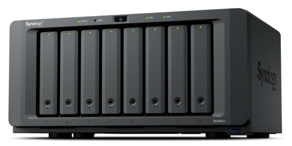 SYNOLOGY DS1825+&nbsp;8-Bay NAS AMD Ryzen Embedded V1500B 8GB DDR4 ECC SODIMM „DS1825+” (timbru verde 0.8 lei)