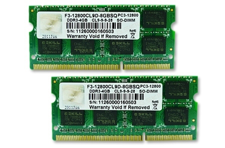 Memorie laptop DDR3 SO-DIMM 8GB 1600-999 SQ Dual „F3-12800CL9D-8GBSQ”