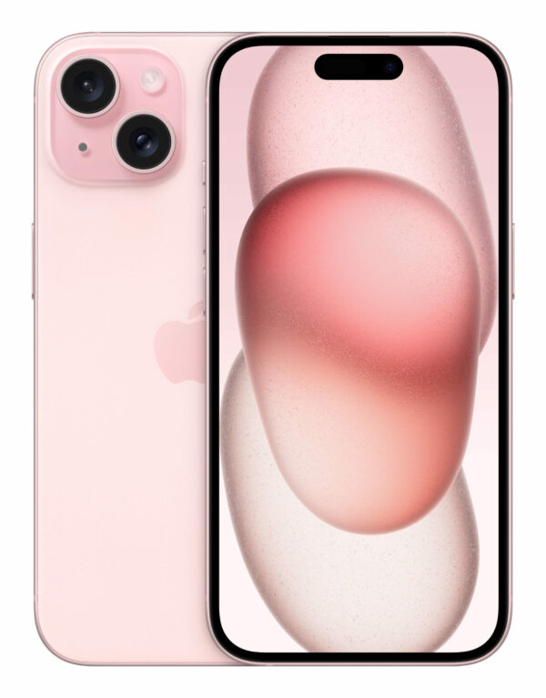 Smartphone iPhone 15 256GB 6GB RAM 5G Pink „MTP73” (timbru verde 0.45 lei)