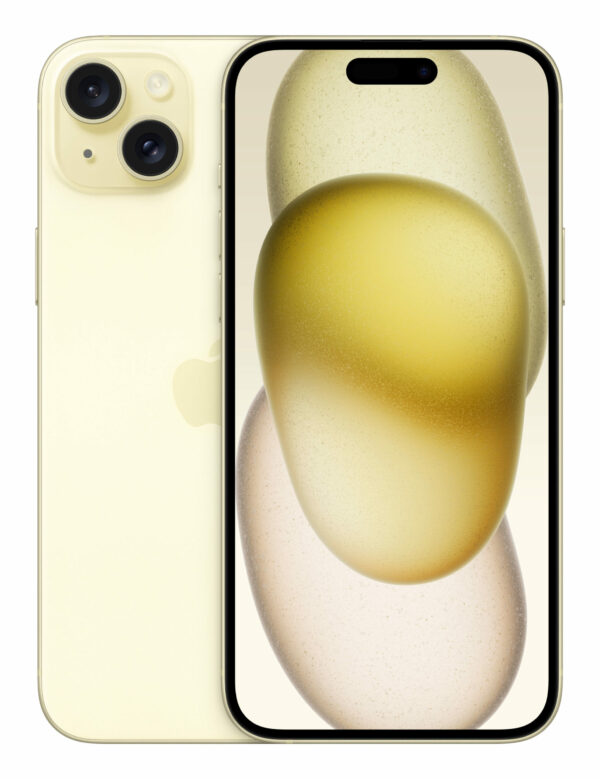 Smartphone iPhone 15 Plus 128GB 6GB RAM Yellow „MU123” (timbru verde 0.45 lei)