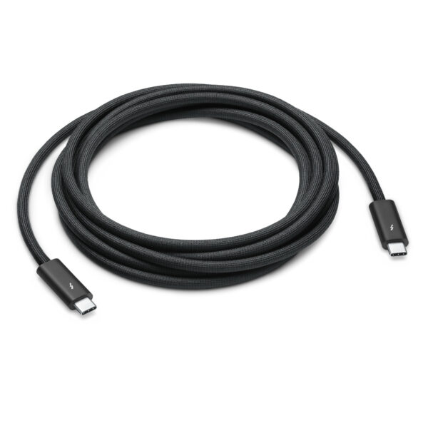 Thunderbolt (USB-C) Pro Male – Thunderbolt (USB-C) Pro Male, 3 m, Negru „MW5H3ZM/A” (timbru verde 0.08 lei)