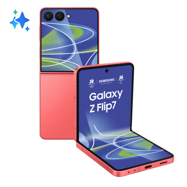 Smartphone Galaxy Z Flip7 256GB 12GB RAM 5G DS Coral Red „SM-F766BZRGEUE” (timbru verde 0.45 lei)