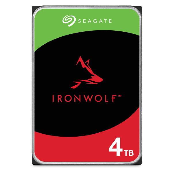 Bundle SEAGATE NAS HDD 4x4TB IronWolf 5400rpm 6Gb/s SATA 256MB cache 3.5inch 24×7 CMR for NAS and RAID rackmount systems BLK „ST4000VN006_B2”