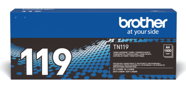 Toner Original Brother Black, TN119, pentru HL-L1230|L1630W1.5K, incl.TV 0.8 RON, „TN119”