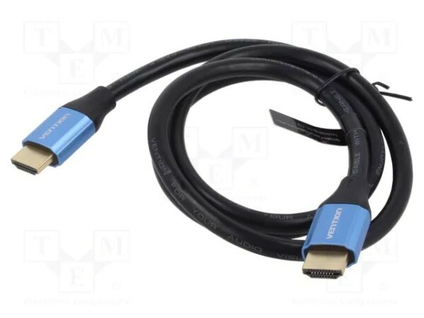 CABLU video Vention HDMI Male to Male 4K HD Cable Aluminum Alloy Type 10M Blue , „ALHSL” – 6922794768130
