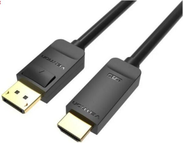 CABLU video Vention 4K DisplayPort to HDMI Cable 2M Black , „HAGBH” – 6922794749221
