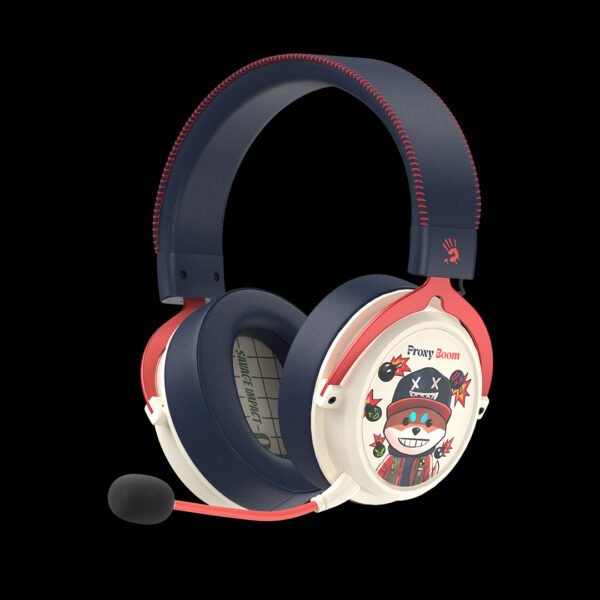 Casti gaming Bloody Bluetooth v5.3 + 2.4GHz + Wired Multi-Mode Connection Headset Proxy Boom „MR595 Proxy Boom”(timbru verde 0.8 lei) 4711421 000291