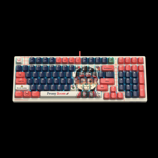 Tastatura gaming Bloody „AT98” Alpha Optical Switch Performance Keyboard USB Proxy Boom, US Layout „AT98 Proxy Boom” (timbru verde 0.8 lei) 4711421 000765
