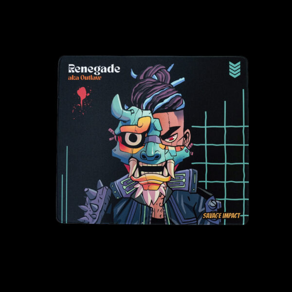 MousePAD A4TECH – gaming, Bloody „BP-45” Renegade Midnight, cauciuc si material textil, 450 x 400 x 5 mm, imagine, „BP-45 Renegade” 4711421 000949