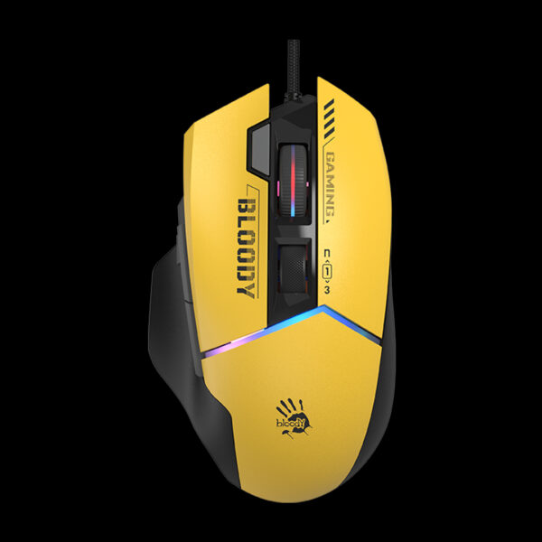 Mouse A4Tech, gaming, Bloody Extra Fire RGB , USB Sports Lime, „W95Ultra Sports Lime”, (timbru verde 0.18 lei) 4711421 002318